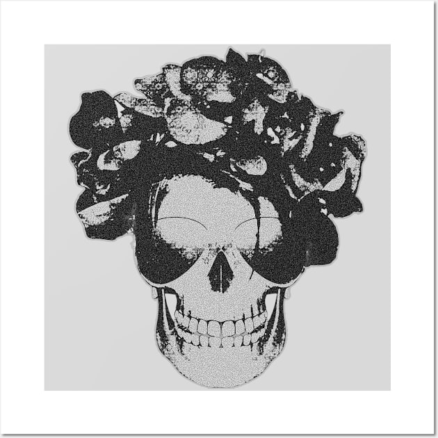 Cute women's skull design Wall Art by bless2015